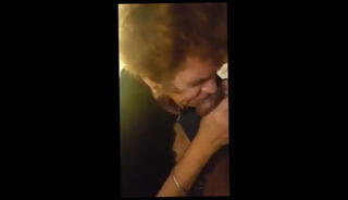 Video 259763601: granny balls, ball suckin, loves sucking balls, balls straight