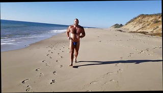 Video 524053801: bikini beach, gay muscle bear, muscular gay