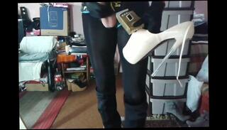 Video 216724801: latex gangbang, amateur shemale gangbang, latex masturbation, latex high heels, lingerie gangbang