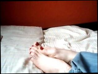 Video 40536401: foot fetish feet, amateur foot fetish, german foot fetish, feet jerk, feet cam, feet straight, barefeet pose, red feet