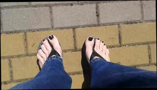 Video 362789401: solo shemale amateur, sexy feet, amateur solo hd, flip flop, outdoor solo