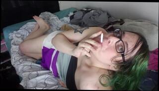 Video 1143935503: bbw amateur solo, bbw smoking fetish, bbw trans girl, tranny solo trans, bbw goth girl