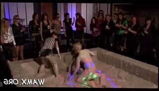 Video 998851145: lesbian catfight, amateur catfight, lesbian wet, mommy step daughter, daughter pool