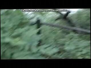 Watch the video about Young babe shows her tits in a public streets