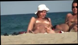 Video 351876604: big natural tits amateur, nude beach, amateur public beach, big natural tits outdoor, couple