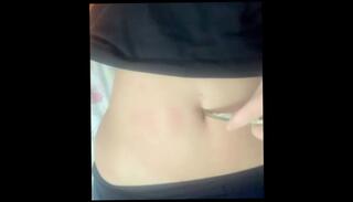 Video 1459111503: amateur solo play, amateur solo female, belly inflation, amateur stuffed