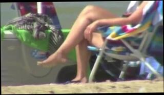 Video 123063501: foot fetish play, straight foot, beach foot, mature foot