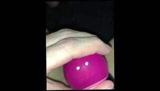 Watch the video about Crotchless panty toy play