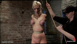 Video 1599038375: claire adams, bdsm rope bondage, lesbian rope bondage, gagged lesbian slave, bdsm fetish slave, big tits lesbian slave, fetish toy bdsm, gagged blonde slave, pain slave bdsm, busty bound blonde, rough rope bondage, rope hogtie, lezdom slave, busty blondes mouth, bizarre bondage