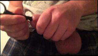 Video 226267701: sounding urethral toy, urethral play, silicone toy, man gay