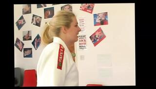 Watch the video about Wrestling a coworker