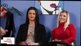 Video 498224101: cfnm ladies, lady joi, cfnm sub, inspection, cfnm office, cfnm heeled, lady high heels, straight sub