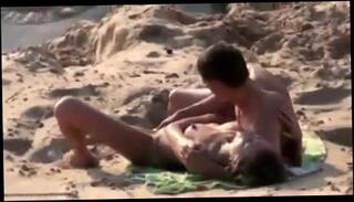 Video 85657704: couple banging hard, nude beach couples