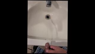 Video 1572814443: pissing peeing fetish, solo pee fetish, amateur piss fetish, peeing urinal, uncut pee, solo male pee