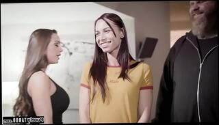 Video 820759965: abigail mac, busty threesome, threesome blowjob deep throat, busty brunette deep throats, busty brunette pornstar, busty oral, busty big cock, roughly busty, rough 3some