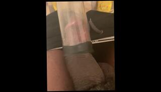 Video 1607073653: solo pumped, penis pump, penis pump big, big dick solo male, pumped amateur, soft dick