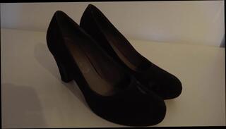 Video 373608201: sister's shoes, gay shoe, heels gay, black gay man