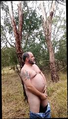 Video 229049001: daddy bear masturbation, gay daddy bear, daddy bear jacking, daddy outside