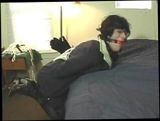 Video 79677701: sexy bound, bondage tied, man gay