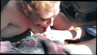 Video 1131224601: huge tits bj, big boobs bj, straight bj, big tits ginger redhead, car bj