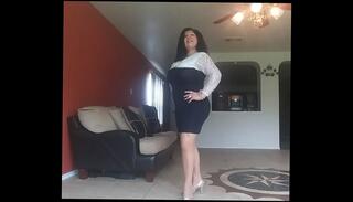 Video 982012925: boobs model, model dressed, belly ass, cute ass