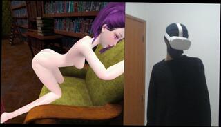 Video 1582118353: solo male pov, solo brunette amateur babe, virtual sex pov, vr pov, pov game