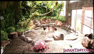 Video 167310201: tiny japanese babe, tiny cock, tiny cumshot, babes share cock, babe straight, sharing cock outdoors, babes group, japanese babes hd