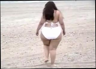 Video 253196504: bbw beach, big ass amateur, beach butt