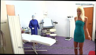Video 31298701: doctor inspects, vaginal speculum, speculum examination, deep inspection, breast examination, tits straight, exam straight, girl inject, straight medical, blonde girl, tits close