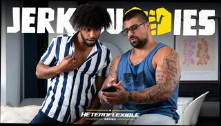 Video 1626146614: bareback interracial gay sex, rimming bareback, bareback sex cumshot, virgin girl friend, horny virgin, hanging sex, two straight, chick