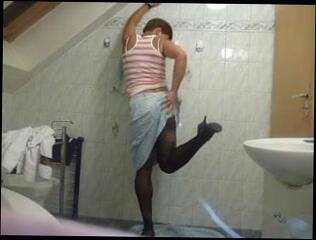 Video 83955401: crossdresser stripping, gay crossdresser, man crossdresser