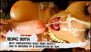 Video 1604386681: deep throat cock worship, cock worship cum, shemale cock worship, worships cock blowjob, worships big cock, mouth worship, cum bath, nice girl