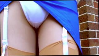 Video 392871004: softcore, thigh high stockings, skirt thigh, tan thighs