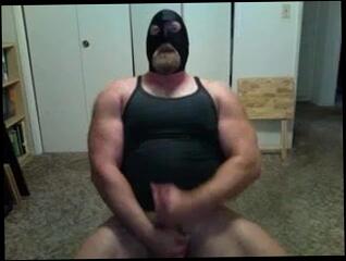 Video 173744601: big cock handjob masturbation, gay big cock masturbate, gay bear masturbation, gay man masturbating, mask masturbation, hunk