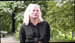 Watch the video about All natural babe from Germany taking two cock at the same time