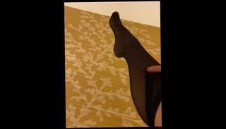 Video 1317727903: feet toe spreading, solo female feet, amateur solo female, stocking toes