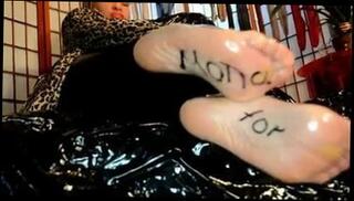 Video 167901501: pov femdom foot fetish, foot fetish toe, latex toe, pov stocking foot, straight foot