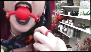 Video 1570804631: bondage gagged girl, bdsm gag, public nudity girl, bondage straight, gagged goth, public nudity outdoor, gothic girl