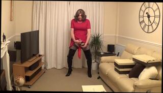 Video 319824001: crossdresser sex toy, crossdresser gay sex, crossdresser wanking, crossdresser masturbation, crossdresser hard, gay sex hd, lady red