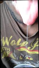 Video 314978701: tongue fetish drooling, spit drool fetish, man gay