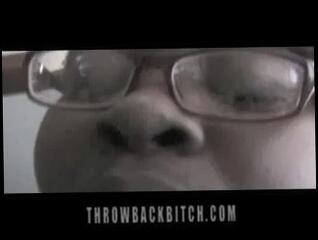 Watch the video about She suck gin right off his little black dick