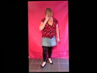 Video 115029301: gay crossdresser, amateur crossdresser, crossdresser smoking, crossdresser legs, man crossdresser