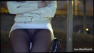 Watch the video about Deep Evening - Russian Jeny Smith walks in public in transparent pantyhose without panties