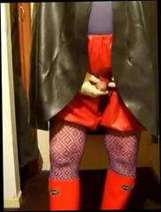 Video 340681501: latex cock, latex play, red latex, gay cock play, gay man cock