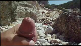 Video 57874301: gay beach cum, gay man cum, couple jerking, jerking close