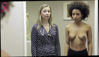 Video 728884301: breast examination, examining straight, breasts black