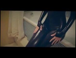 Video 81388101: latex bdsm, latex babe, straight bdsm, latex ballet, heels latex, cutie babe