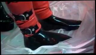 Video 341660901: latex mistress slave, inflatable latex, straight slave