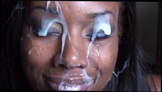 Watch the video about Super Sexy Ebony Loves Facials