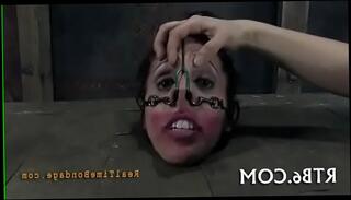 Video 684268095: caged babe, pig slave, cage plays